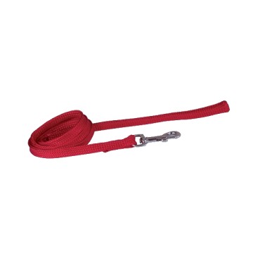 Laisse nylon rouge 1m10