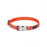 collier red dingo orange en nylon