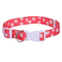 Collier Nylon Easy Dots Rouge