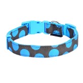 Collier Nylon Easy Dots Bleu