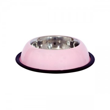 Gamelle Antidérapante Inox rose