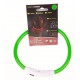 Collier Lumineux à LED rechargeable USB Vert