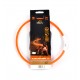 Collier Lumineux Deluxe Nylon Orange